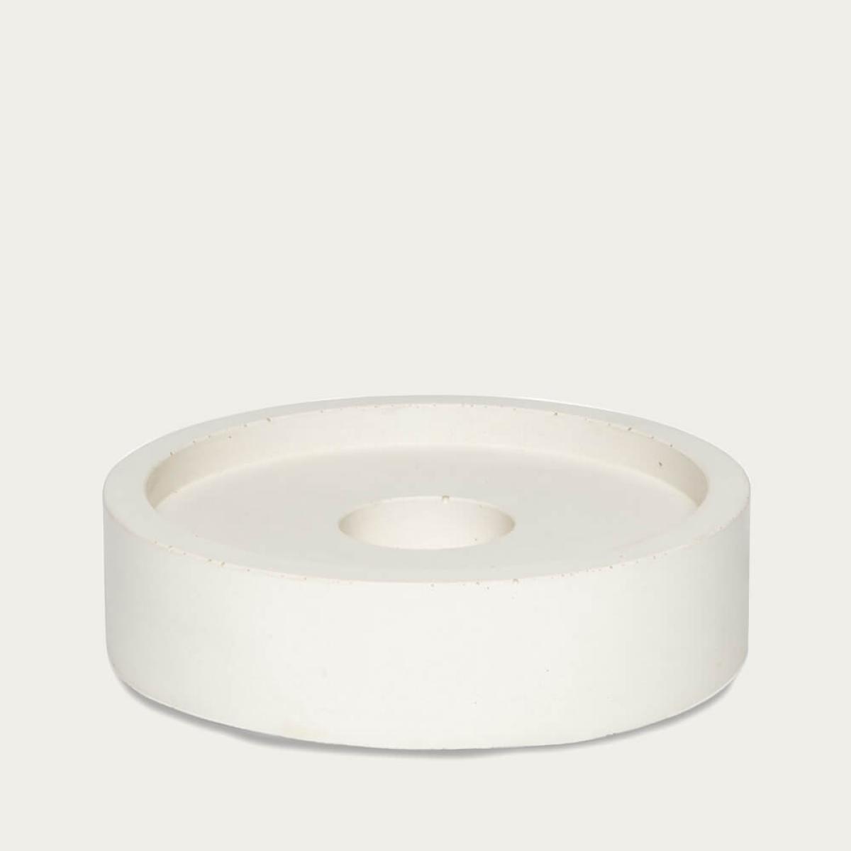 White Candle Plate – image 5