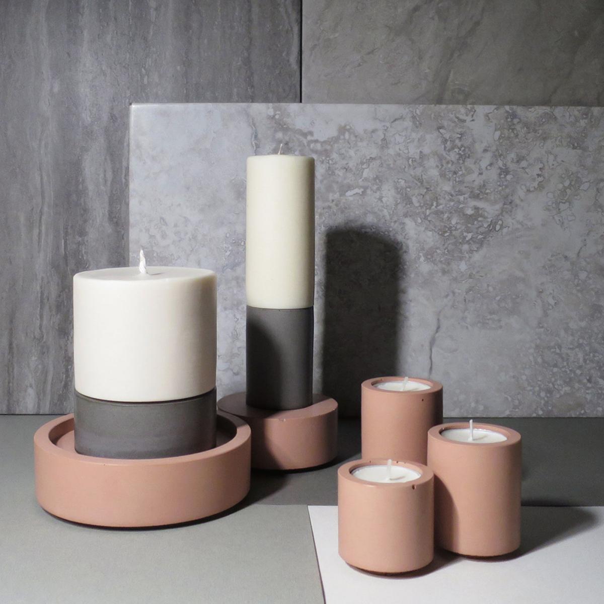 Blush Tealight Trio – image 2