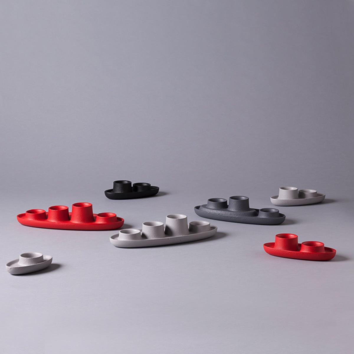 Grey 2 Funnel Aye Aye! Candle Holder – image 2