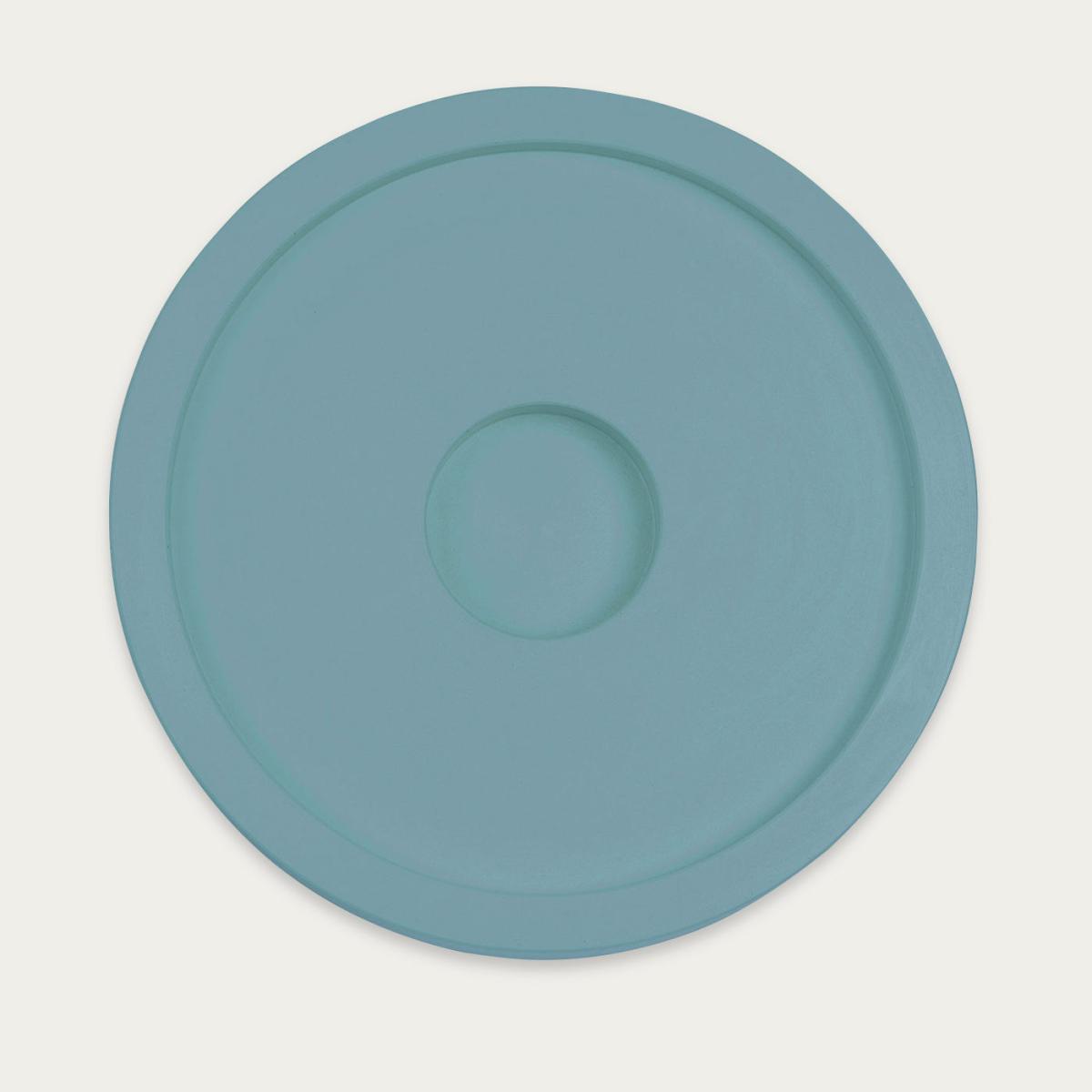 Curious Rose Teal Large Candle Plate Set – image 3