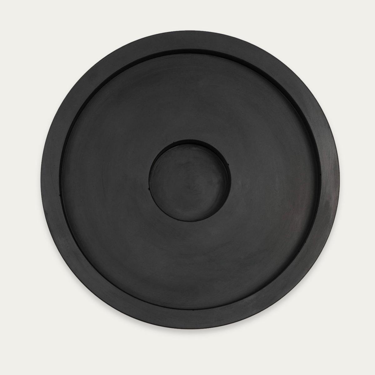 Tobacco & Oak Black Slim Candle Plate Set – image 3