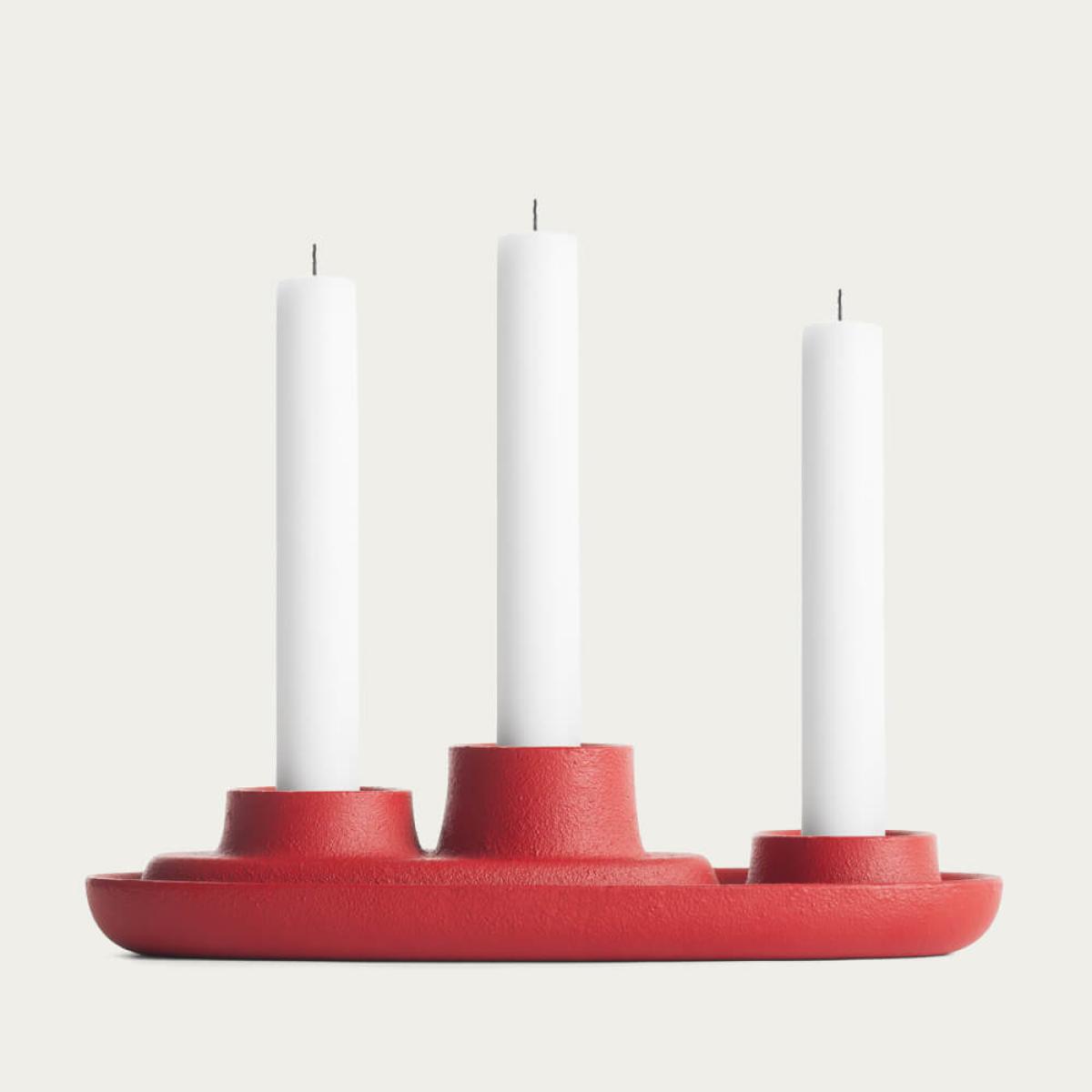 Red 3 Funnel Aye Aye! Candle Holder – image 6