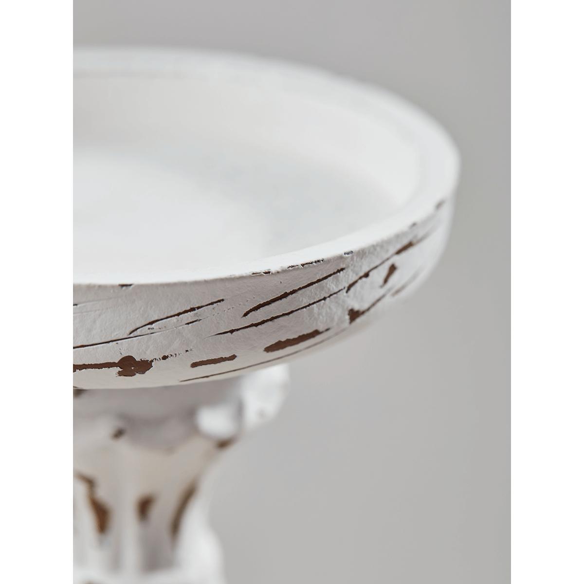 NEW Whitewashed Pillar Candle Holder - Large – image 4