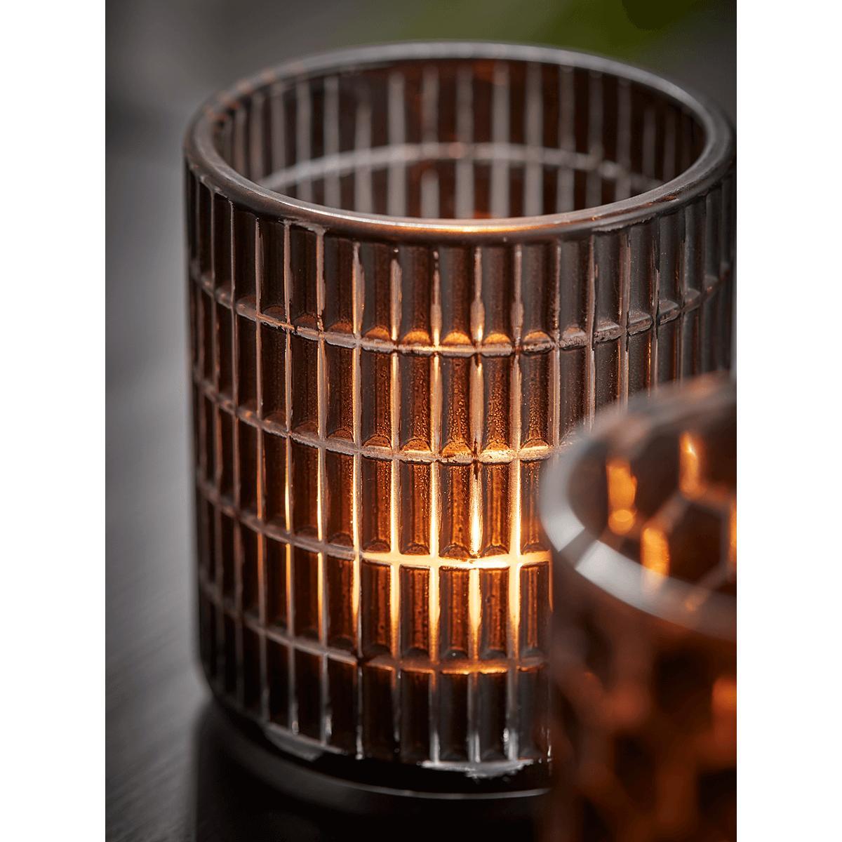 NEW Four Black Geometric Tealight Holders – image 4