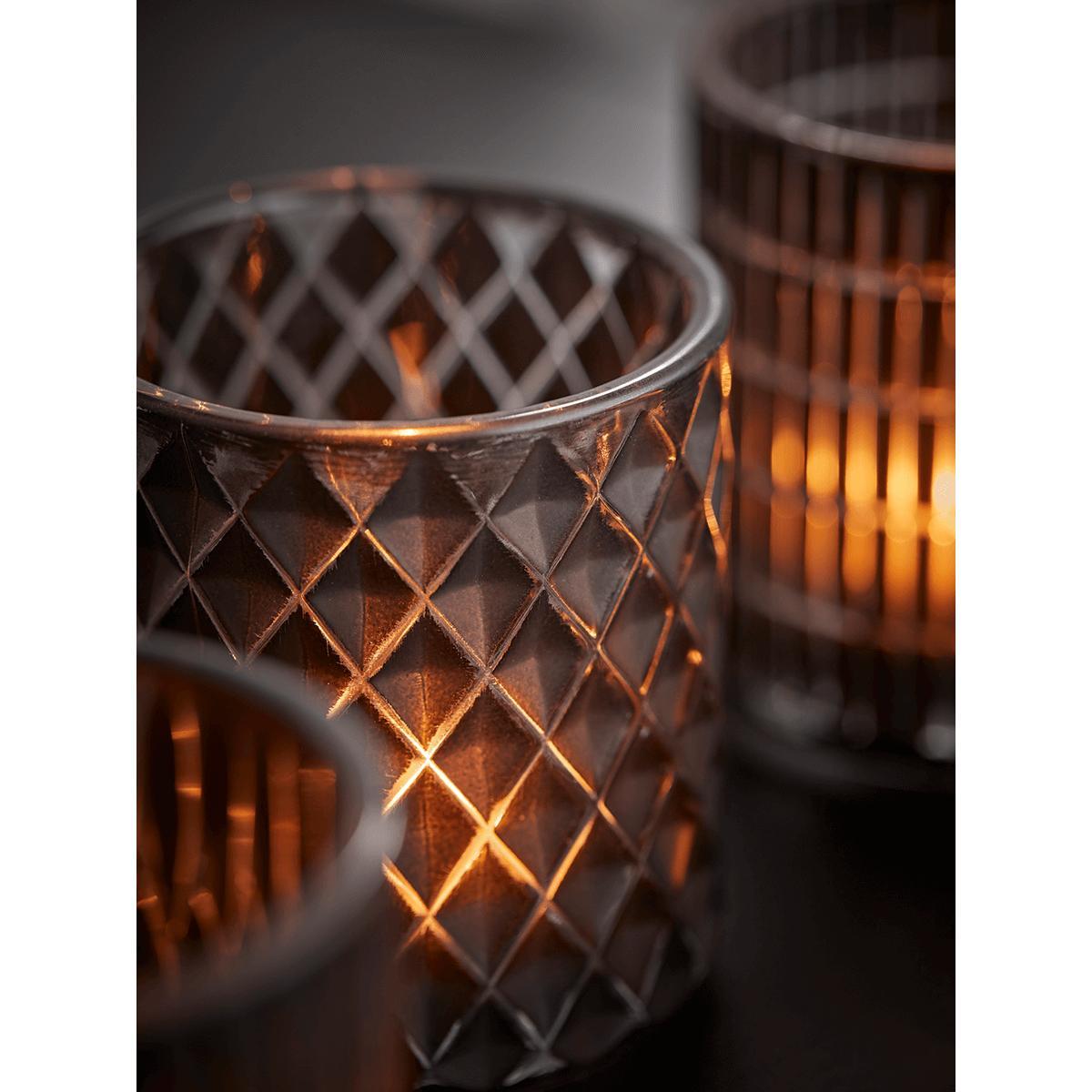 NEW Four Black Geometric Tealight Holders – image 5
