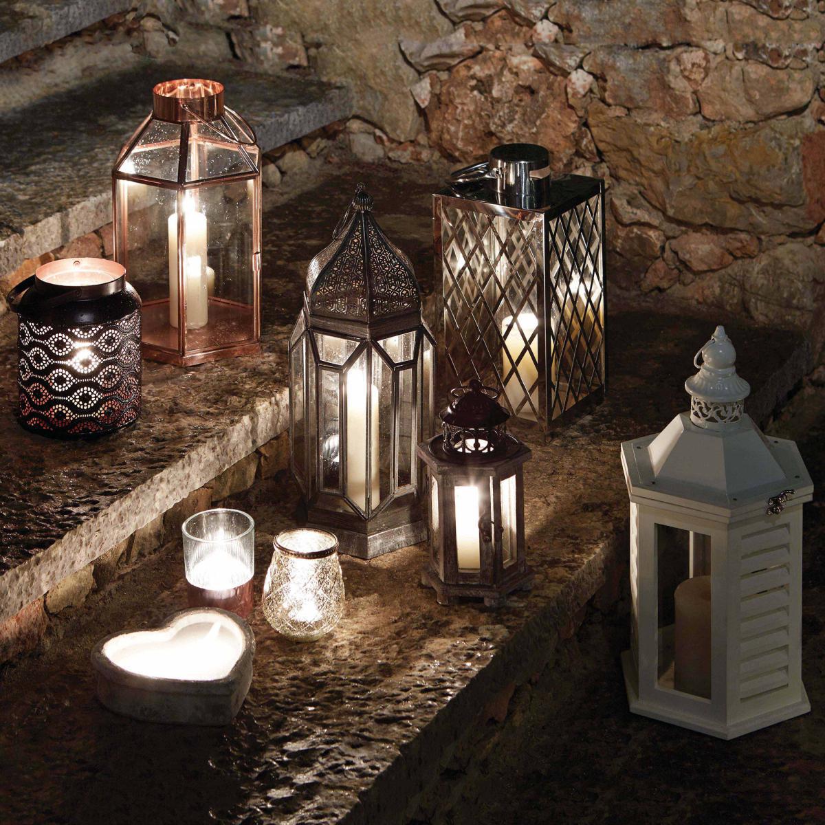 Lattice Lantern Silver – image 3