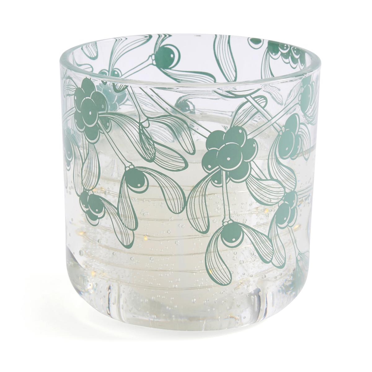 Mistletoe Winter LED Candle Green – image 4