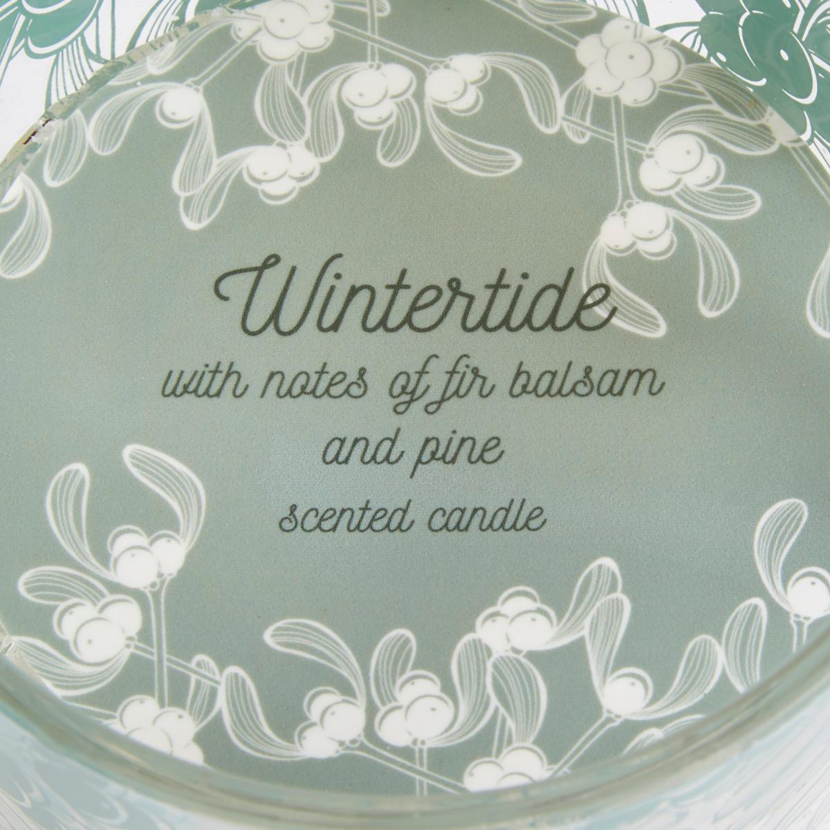 Mistletoe Winter LED Candle Green – image 6