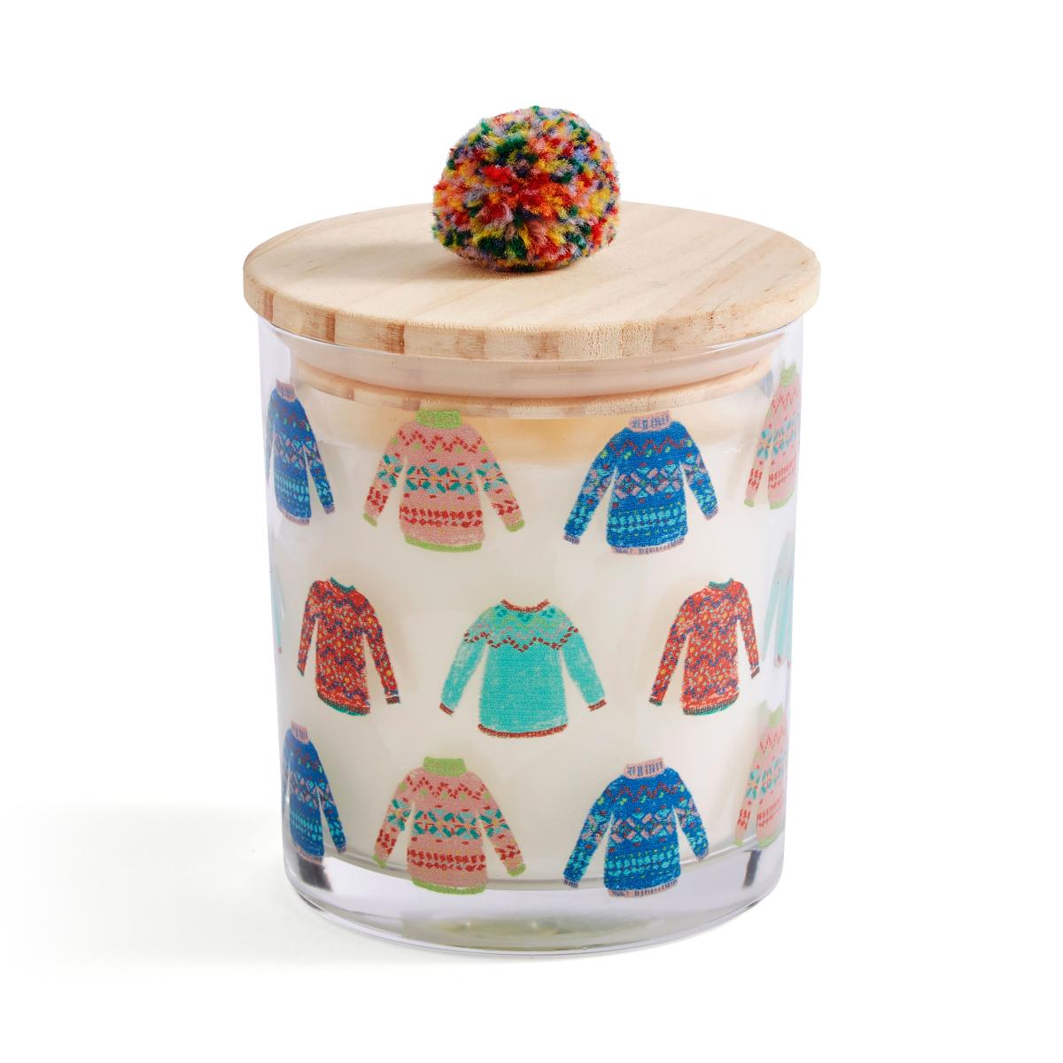 Christmas Jumper Gingerbread Cookies Candle MultiColoured – image 3