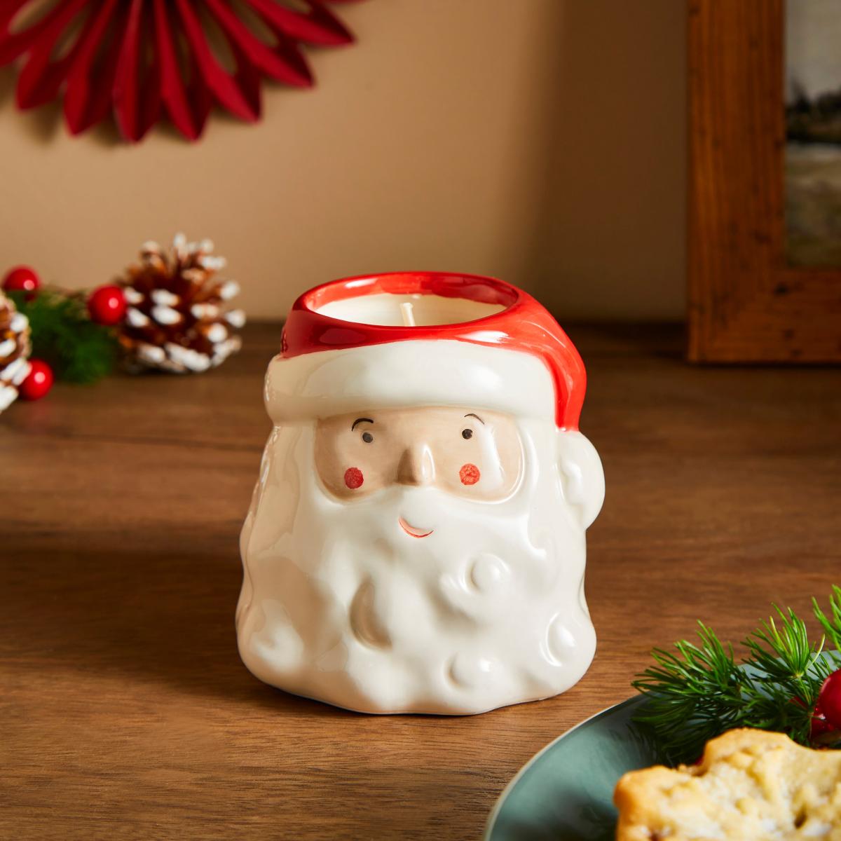 Santa Shaped Candle Red – image 2