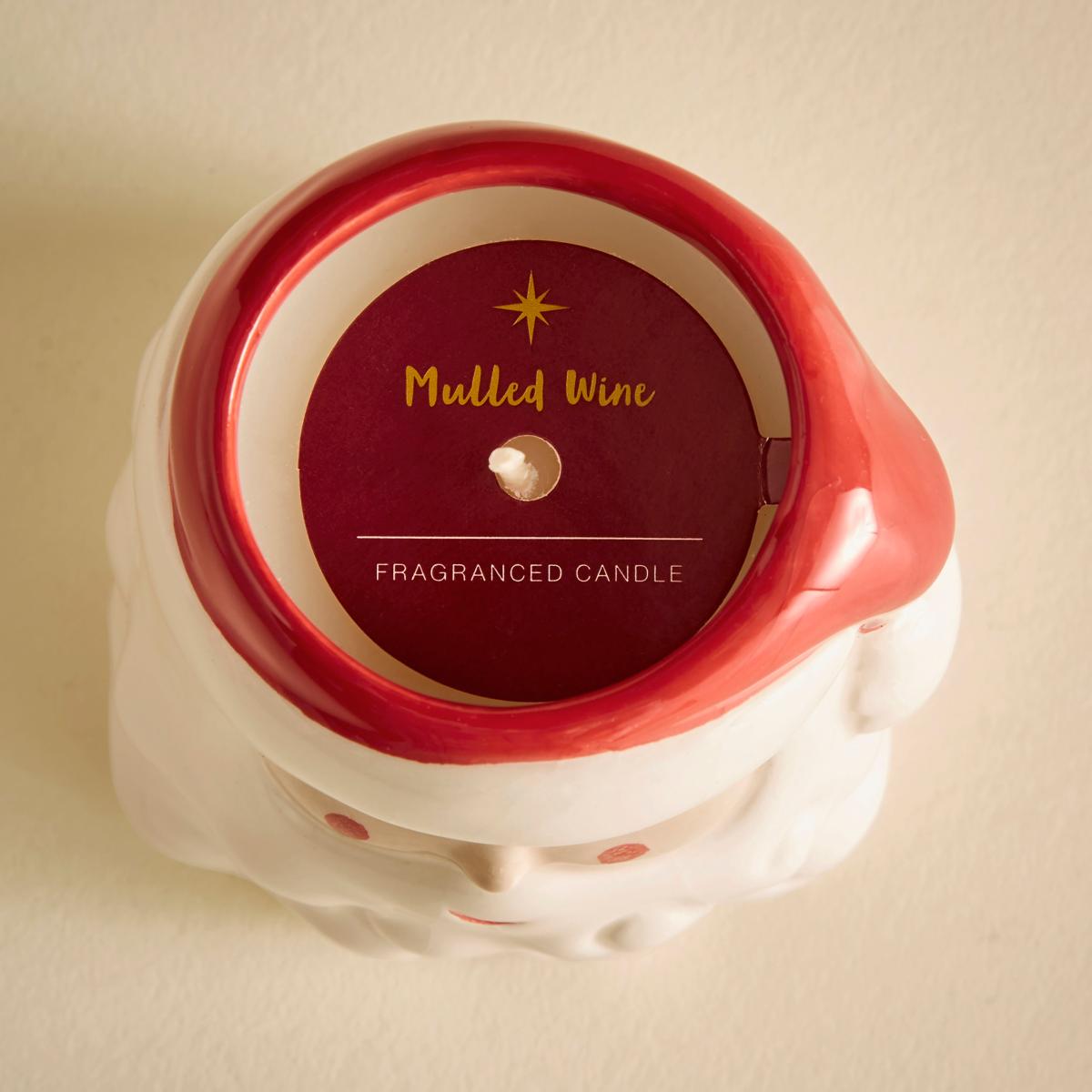 Santa Shaped Candle Red – image 5