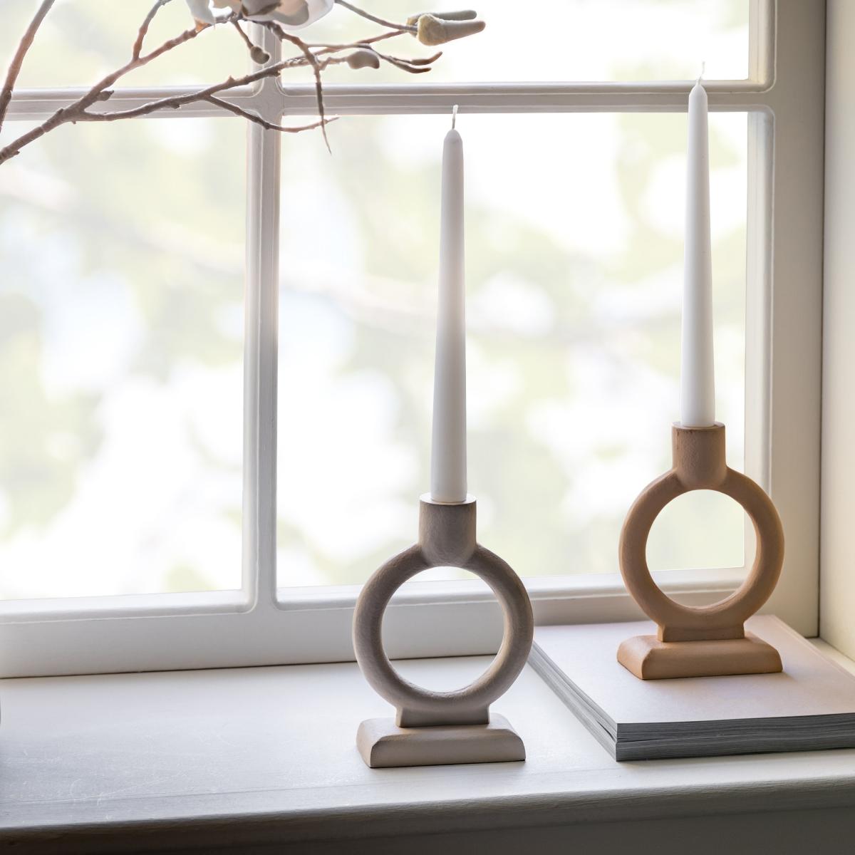 Stirling Candlestick 16cm Caramel – image 2