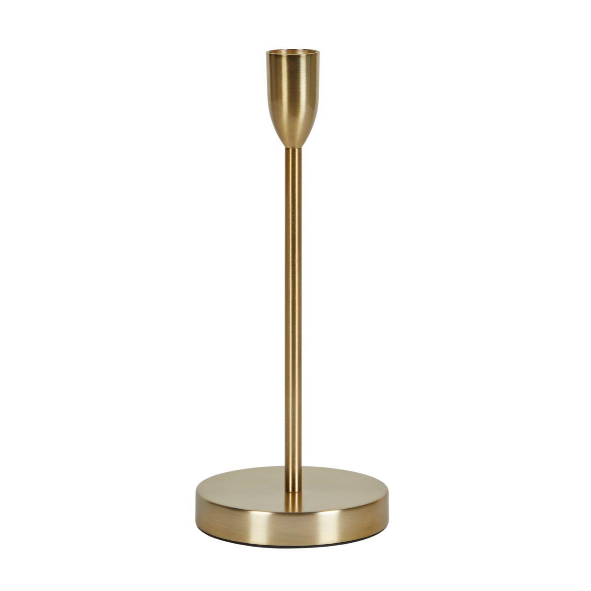 Slim Gold Metal Candle Holder Gold – image 3