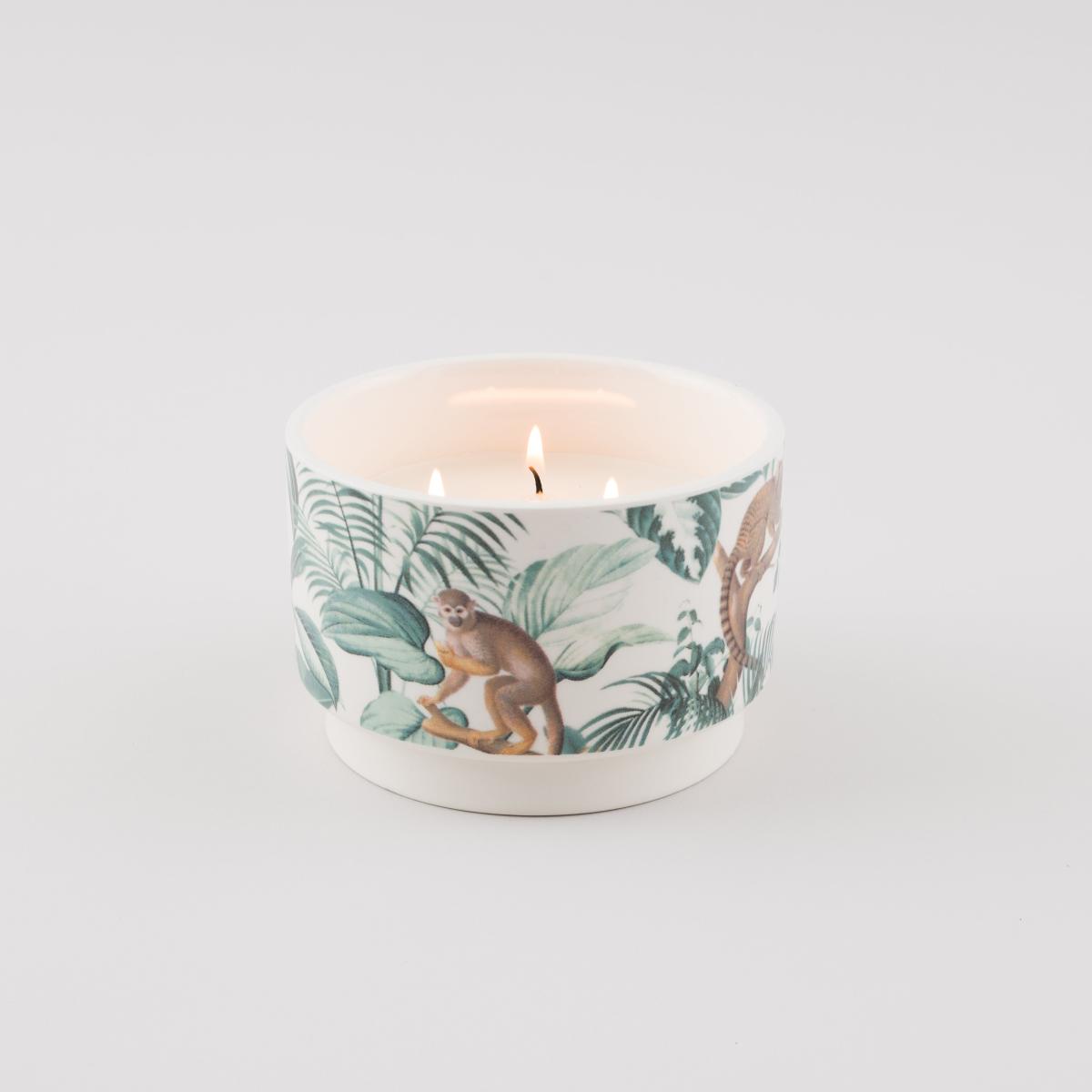Jungle Ceramic wick Candle MultiColoured – image 3
