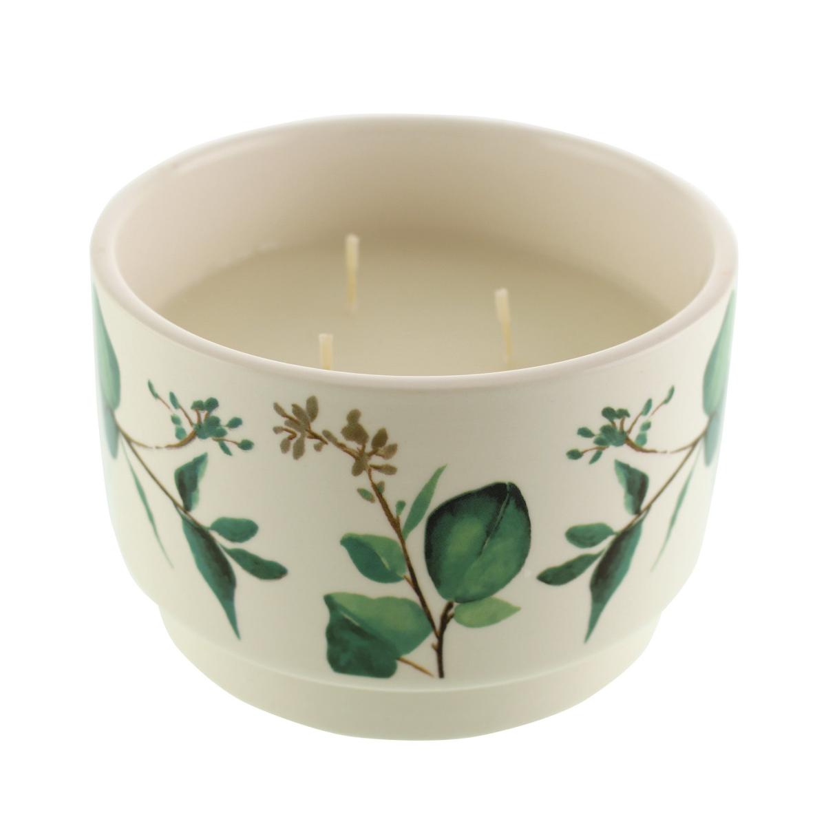 Eucalyptus Ceramic wick Candle MultiColoured – image 2