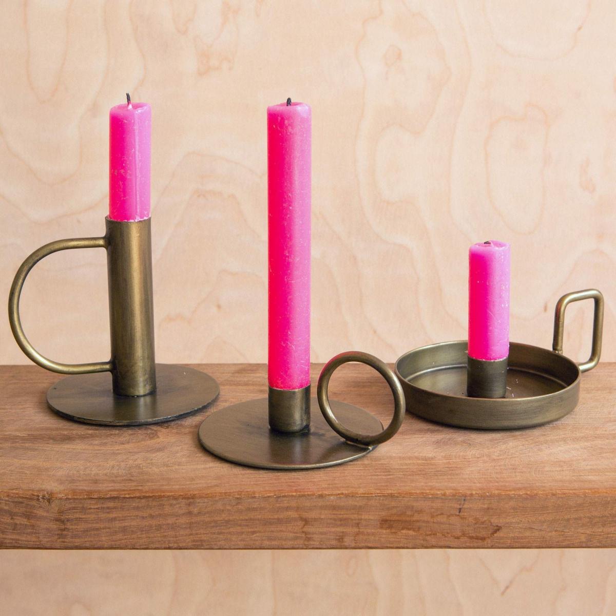 Tall Brass Candle Holder – image 2