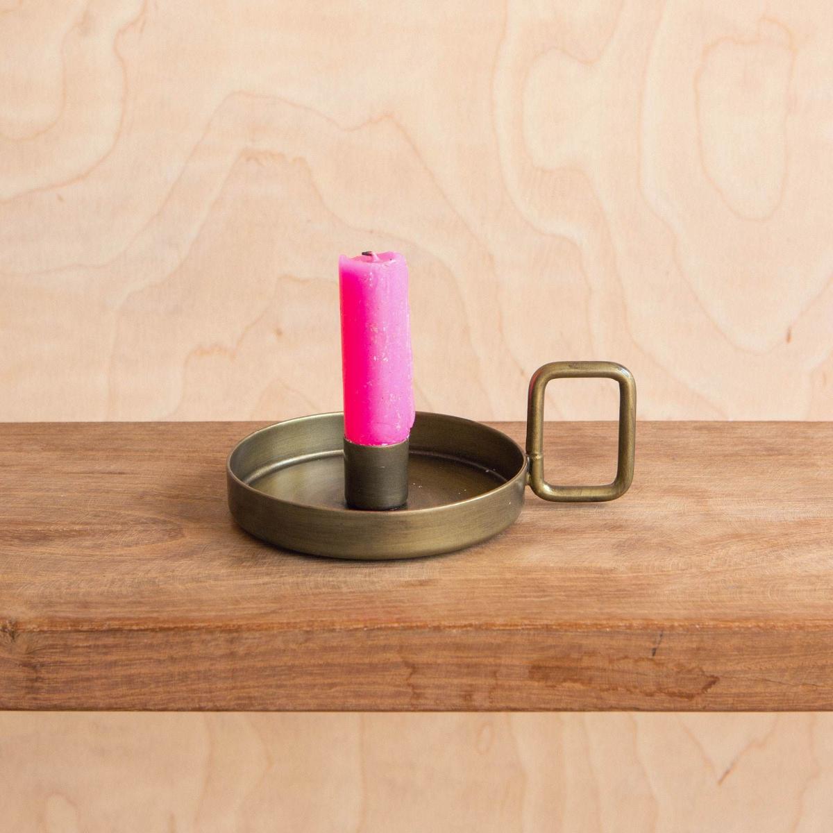 Tall Brass Candle Holder – image 5
