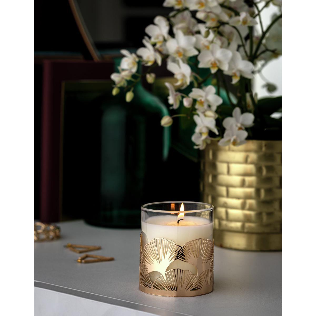 Habitat Multi Wick Candle in Small Metal Lazer Cut Holder – image 2