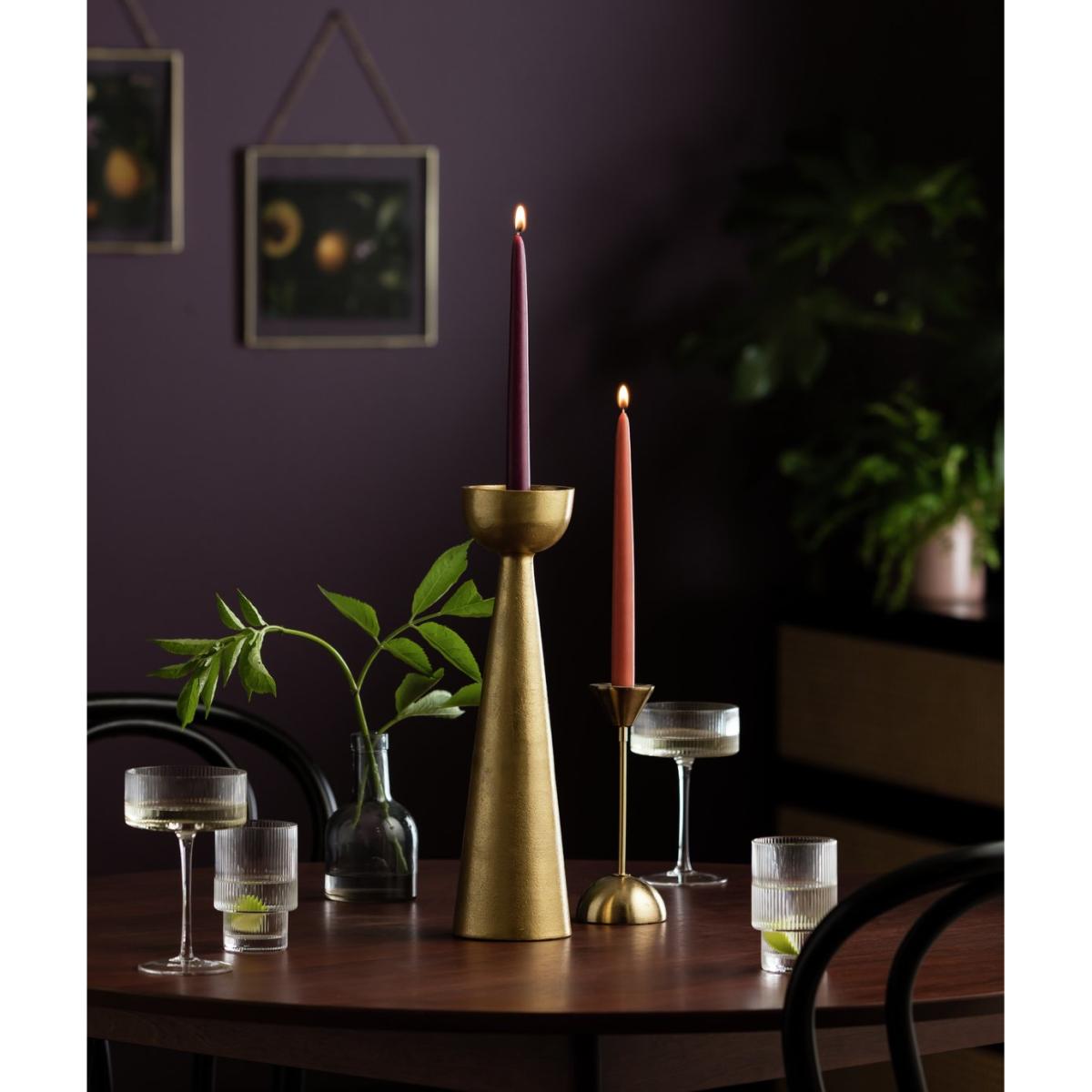 Habitat Tall Brass Tealight & Taper Candle Holder – image 2
