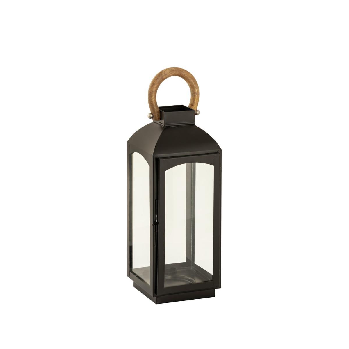 Habitat Black Finish Medium Lantern – image 2