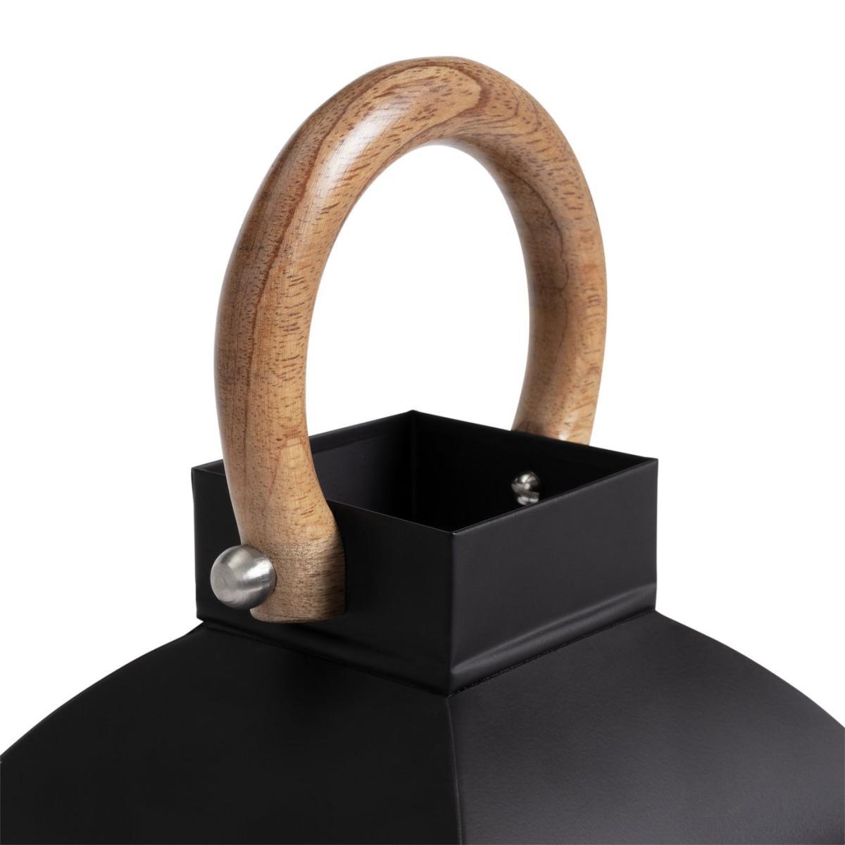 Habitat Black Finish Medium Lantern – image 3