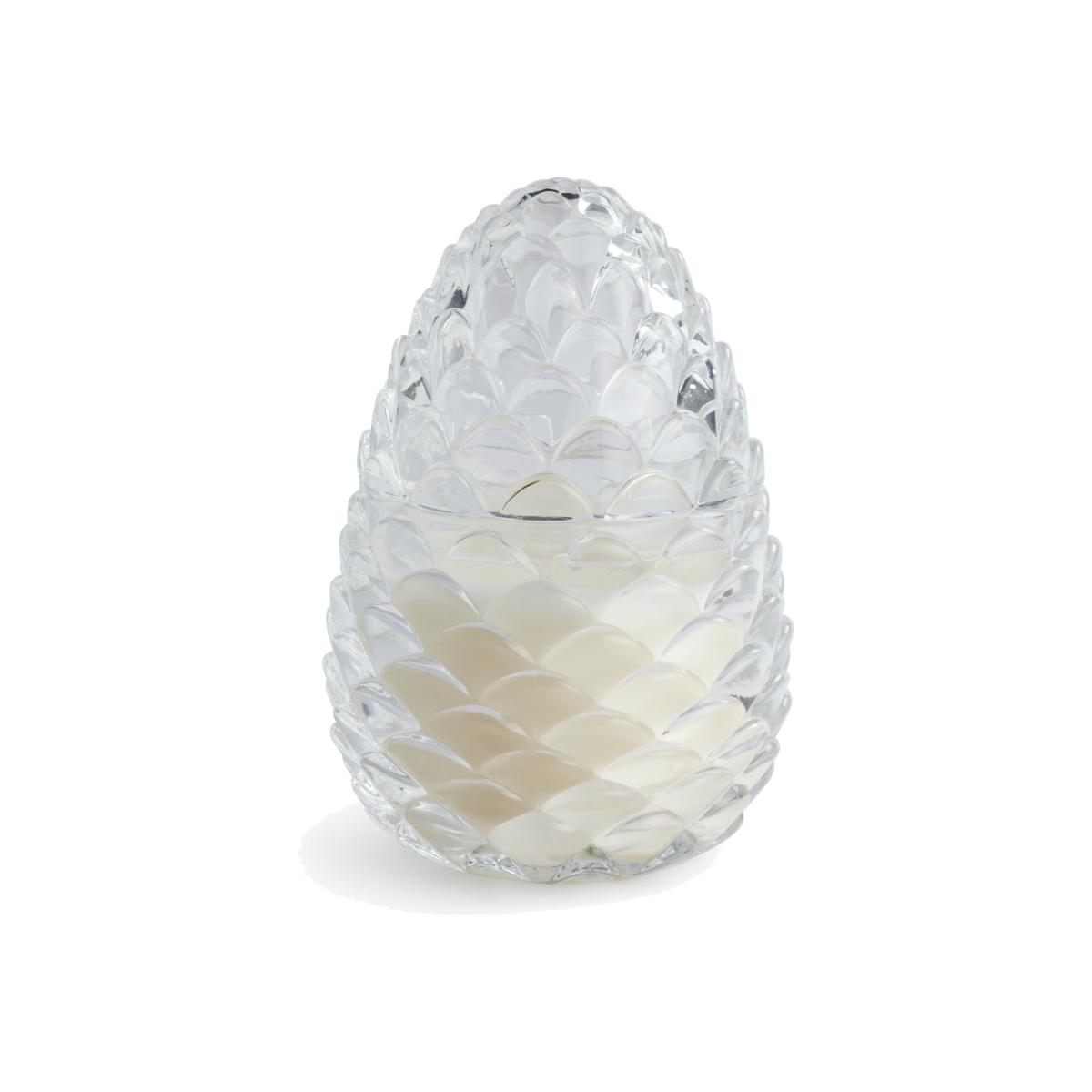 Habitat Pinecone Shape Glass Candle – image 1