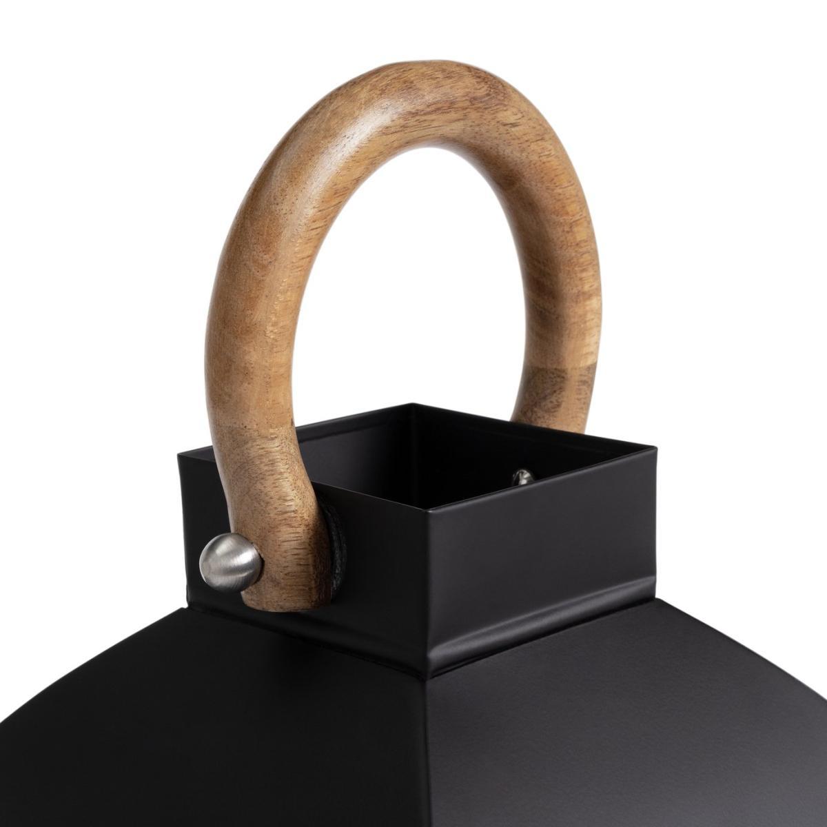 Habitat Black Finish Large Lantern – image 3