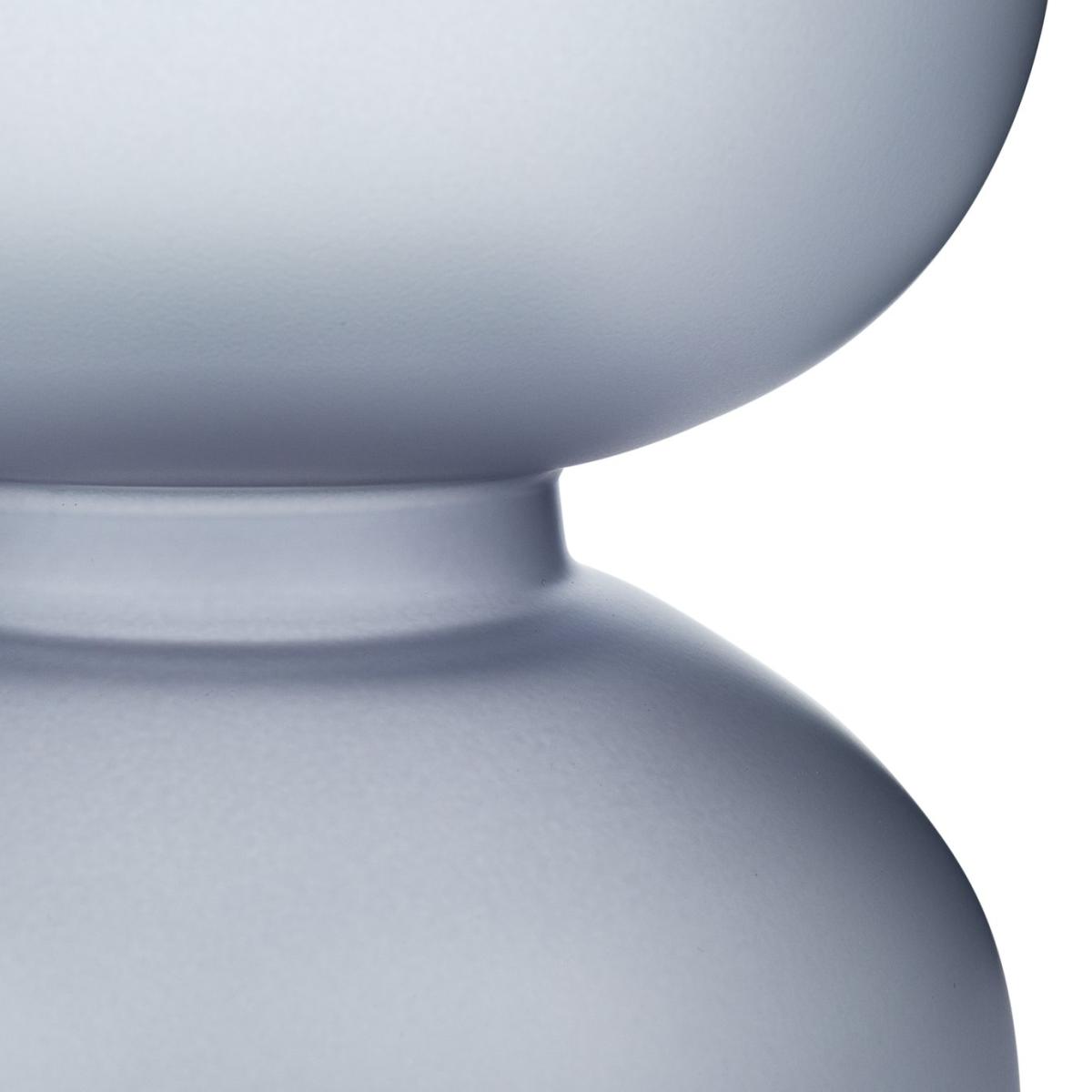 Habitat Frosted Hurricane Lantern Candle Holder - Blue – image 3