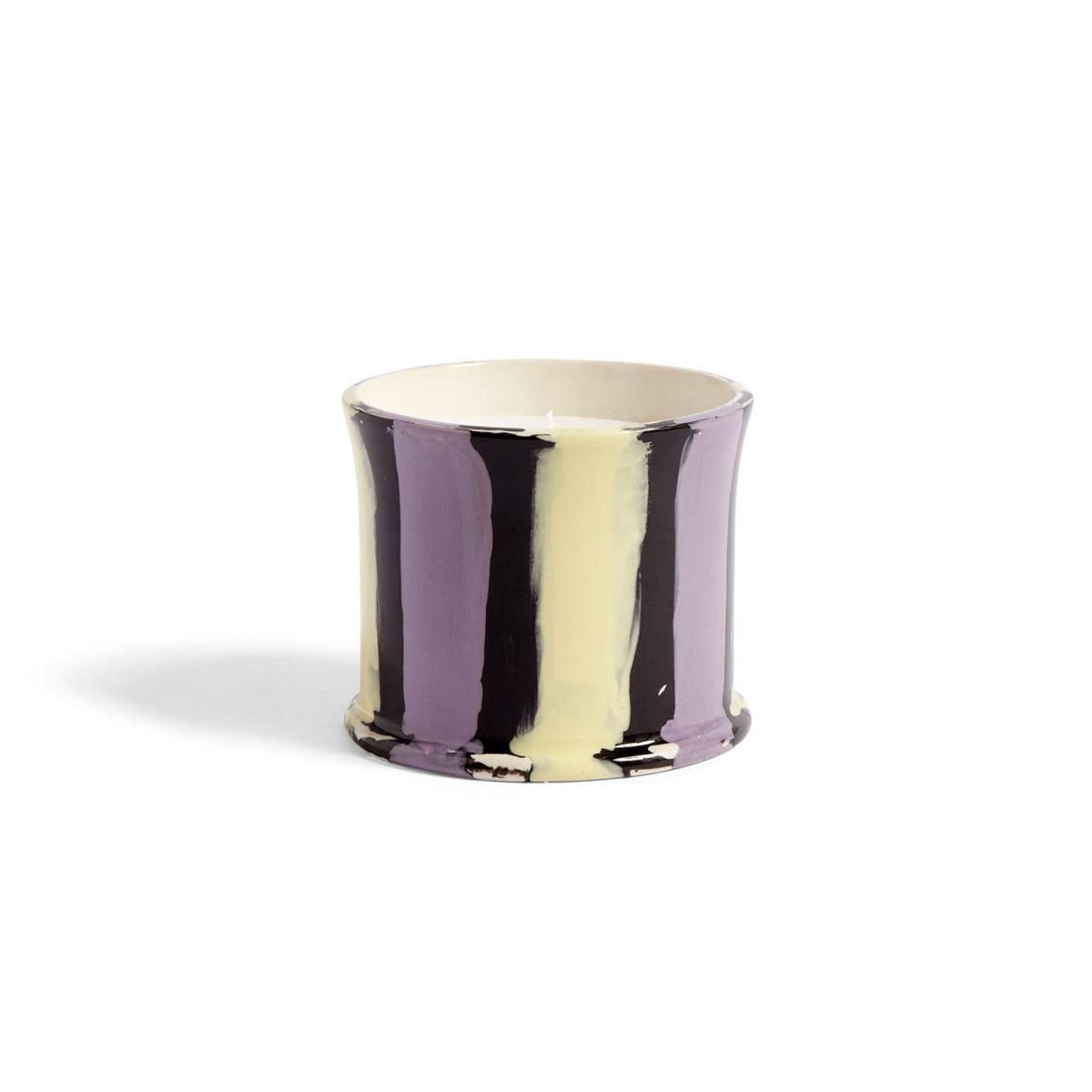 Hay Stripe Scented Candle Fig Leaf – image 2