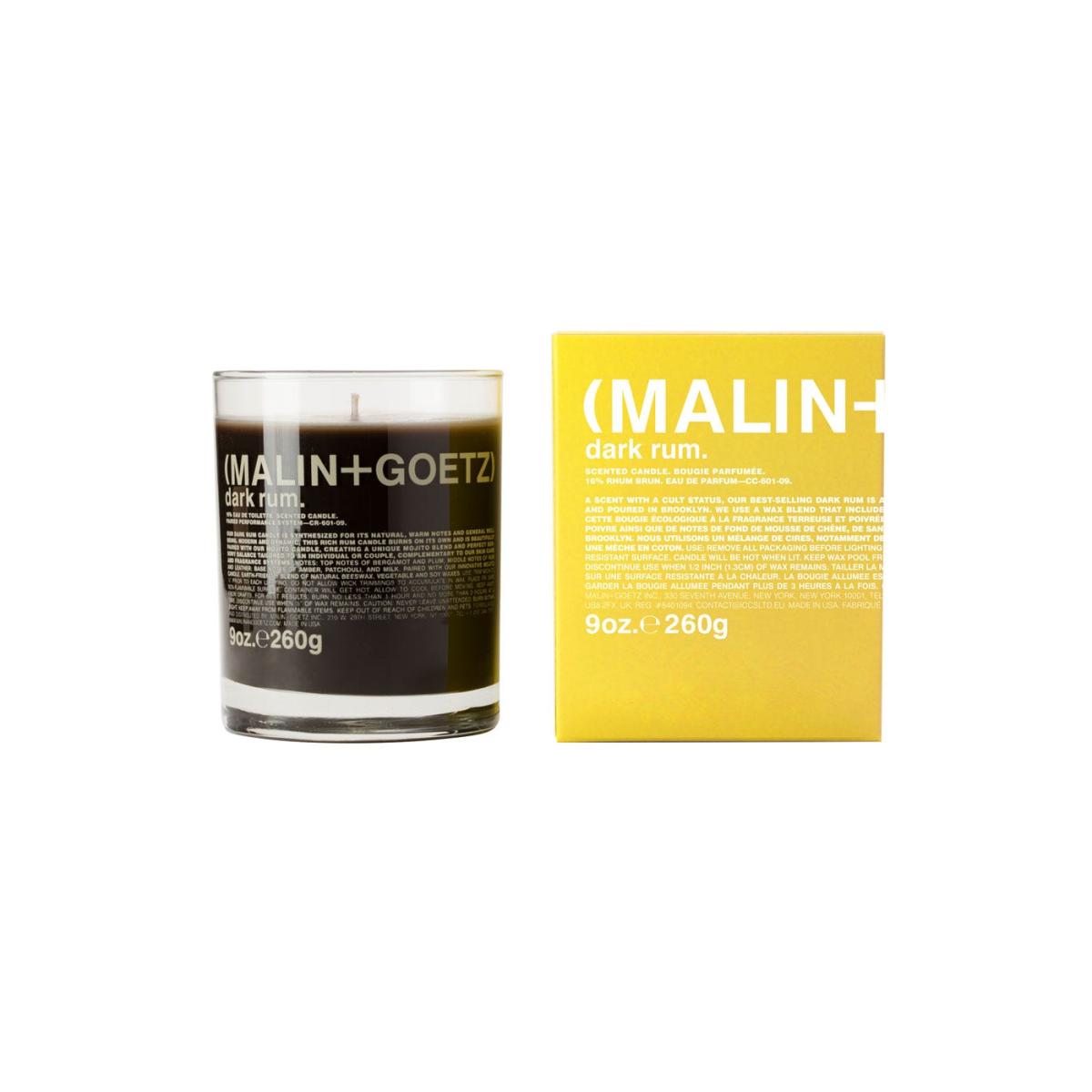 MALIN+GOETZ Dark Rum Scented Candle – image 2
