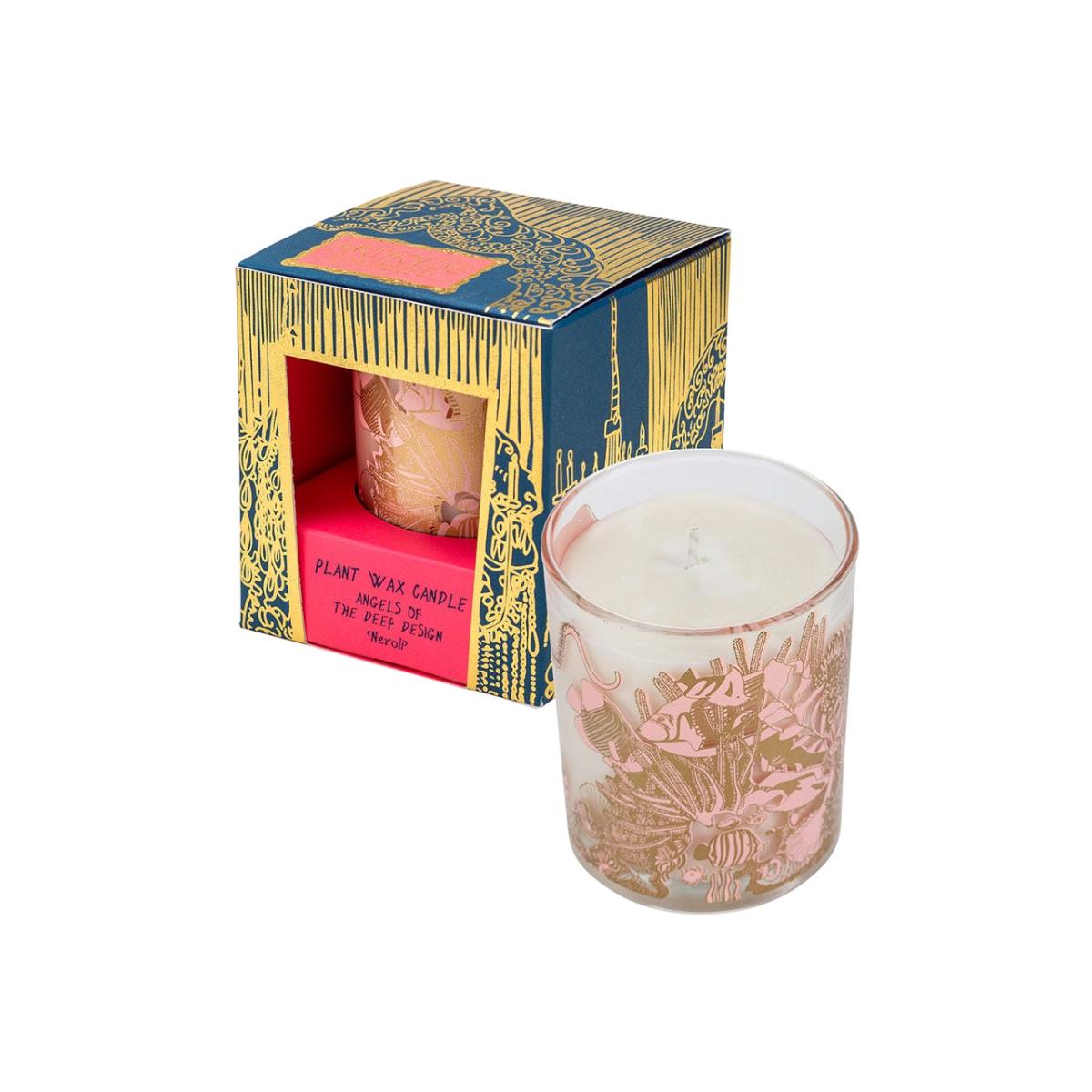 ARTHOUSE Unlimited Angels of the Deep Glass Candle – image 1