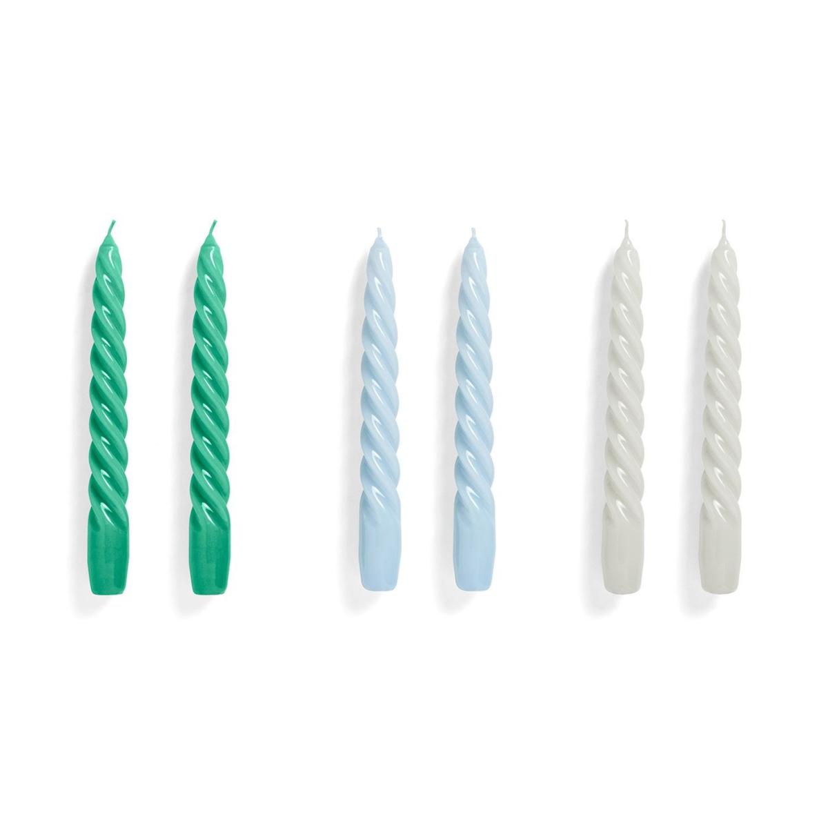Hay Twisted Candles Pinks Set of 6 – image 2