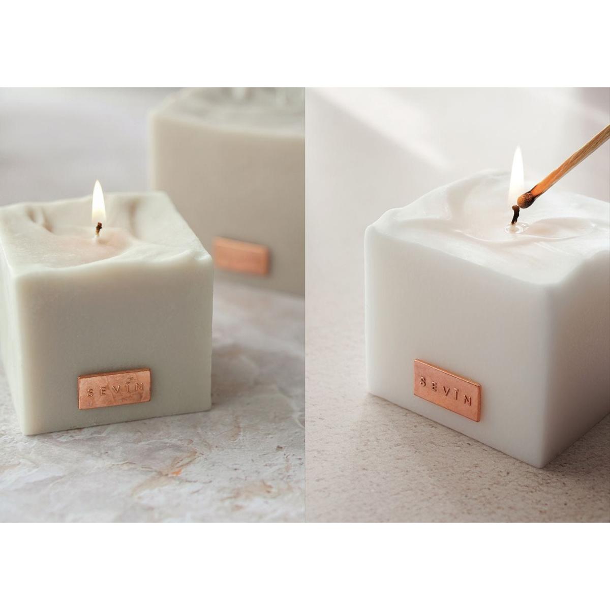 Sevin London Marble Black Scented Candle Small – image 4