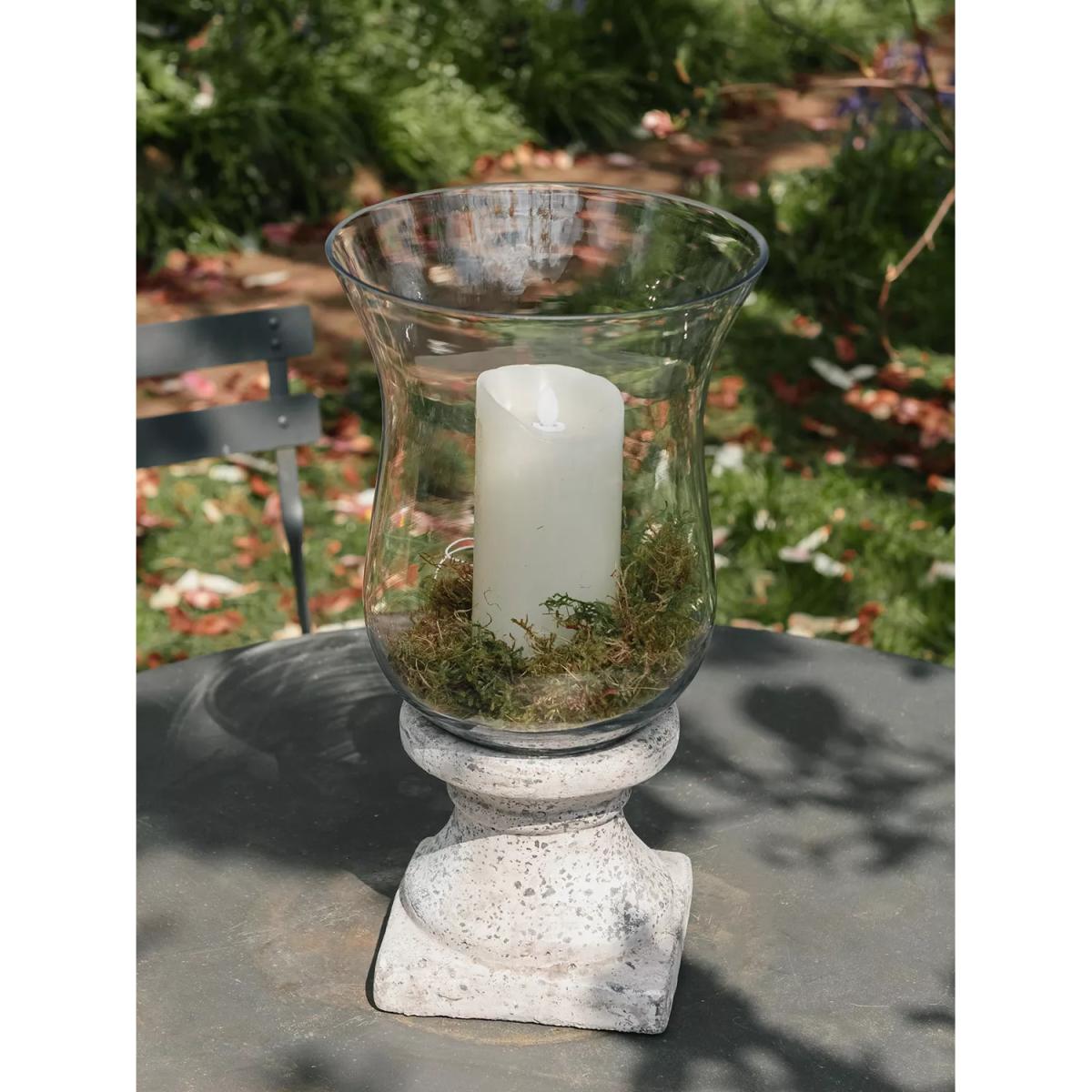 One.World Birkdale Hurricane Candle Holder, Neutral – image 2