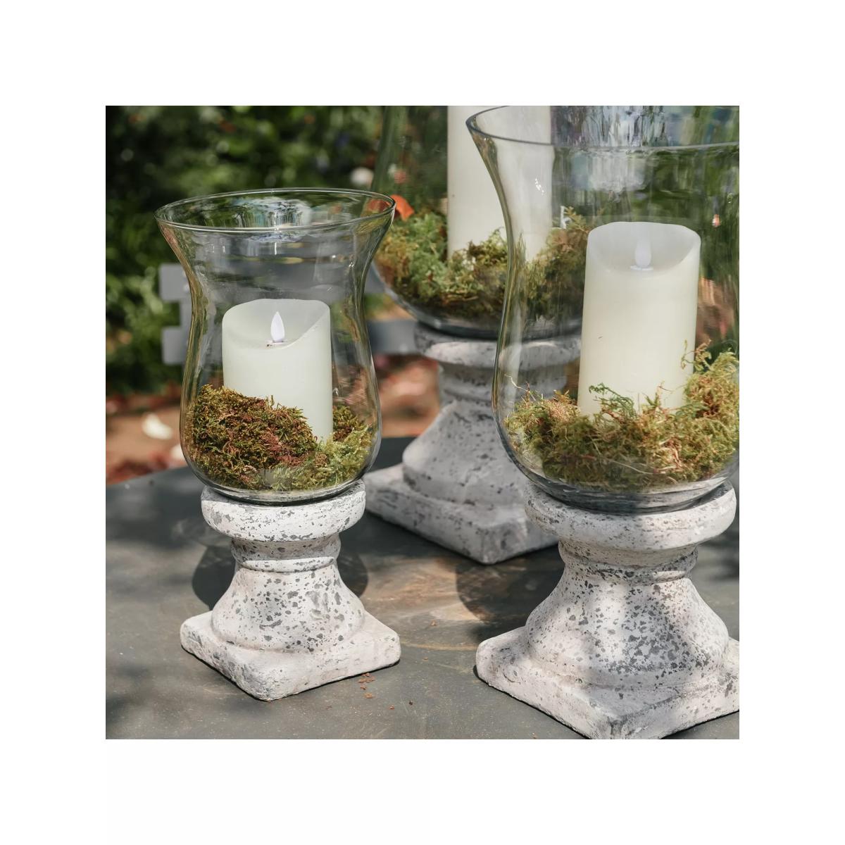One.World Birkdale Hurricane Candle Holder, Neutral – image 3