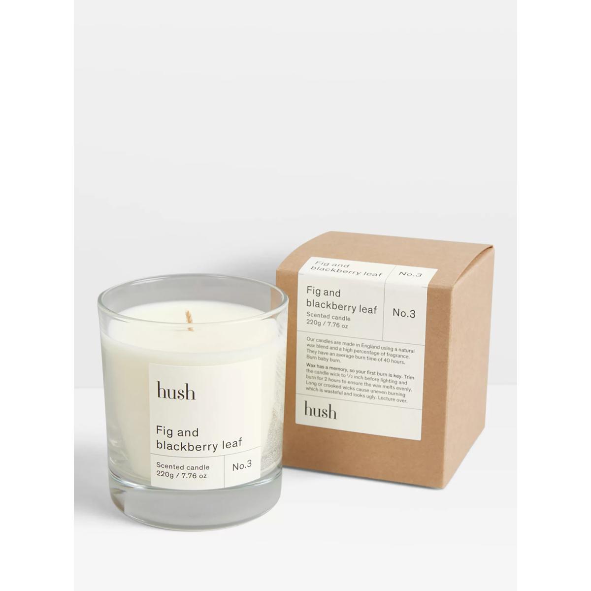 hush Fig & Blackberry Scented Candle, 220g – image 2