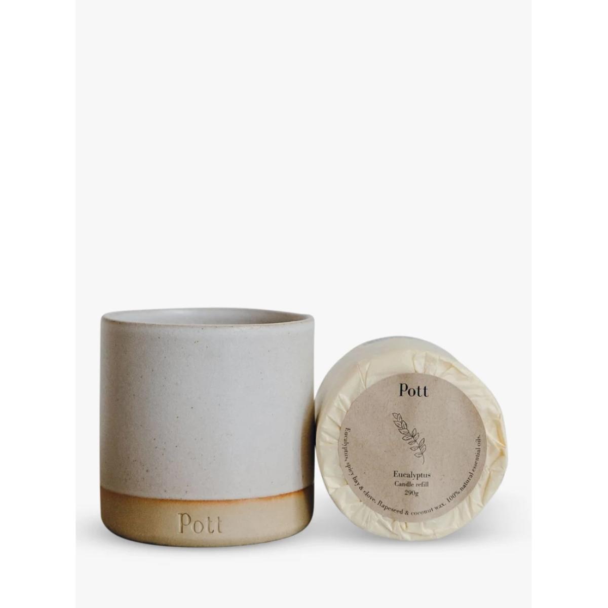 Pott Candles Speckle Stoneware Eucalyptus Scented Candle, 290g – image 3