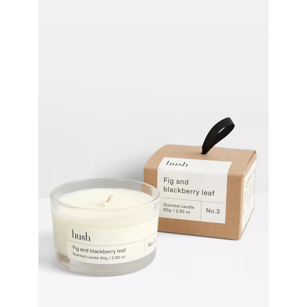 hush Fig & Blackberry Scented Mini Candle, 80g – image 2