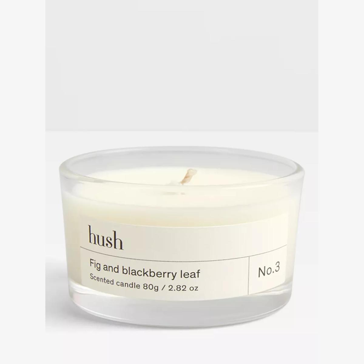 hush Fig & Blackberry Scented Mini Candle, 80g – image 1