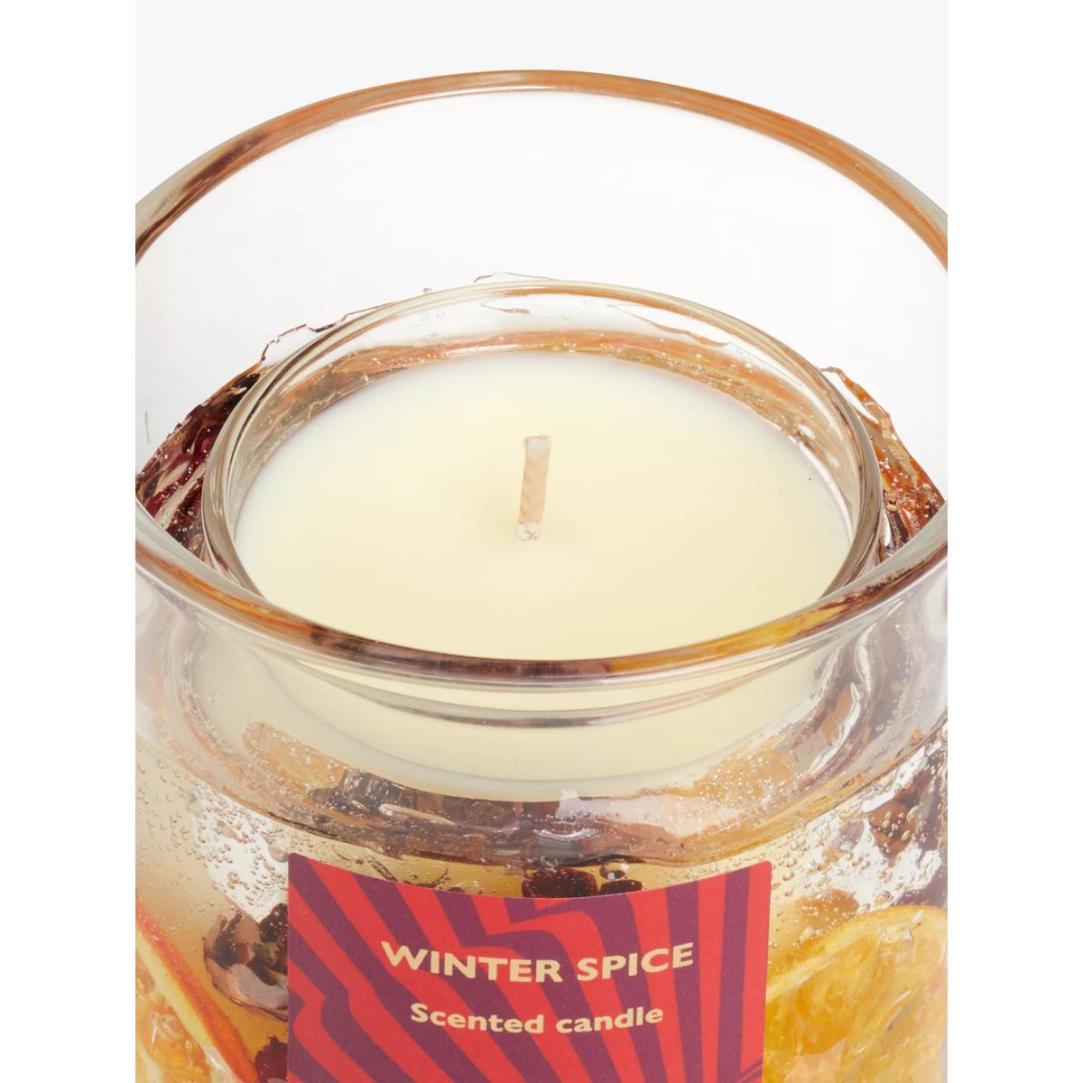 John Lewis Winter Spice Gel Scented Candle, 160g – image 2