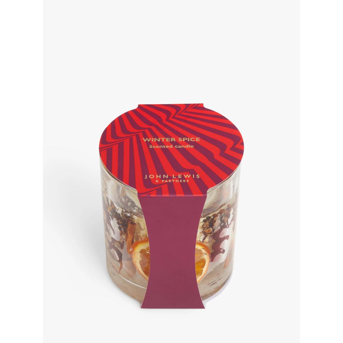 John Lewis Winter Spice Gel Scented Candle, 160g – image 3