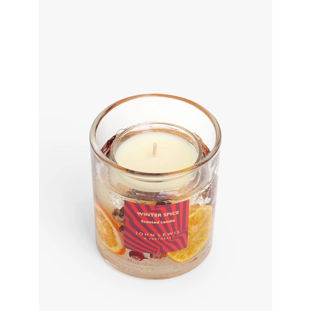 John Lewis Winter Spice Gel Scented Candle, 160g – image 4