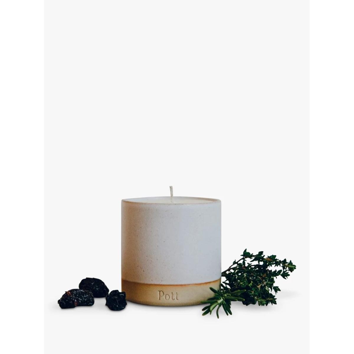 Pott Candles Speckle Stoneware Tonka Scented Candle, 290g – image 3