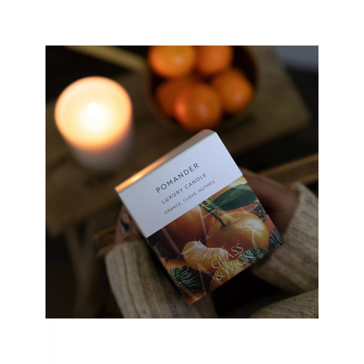 Glass & Wick Pomander Scented Candle, 220g – image 2