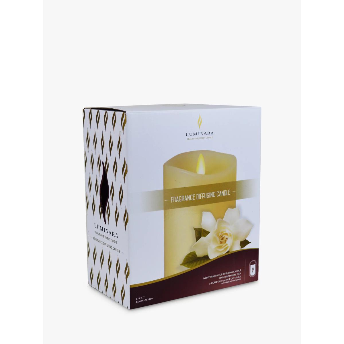 Luminara Fragrance Diffusing LED Pillar Candle, Ivory – image 3