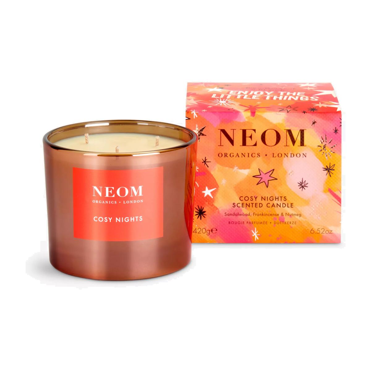 Neom Organics London Cosy Nights Three Wick Scented Candle, 420g – image 1