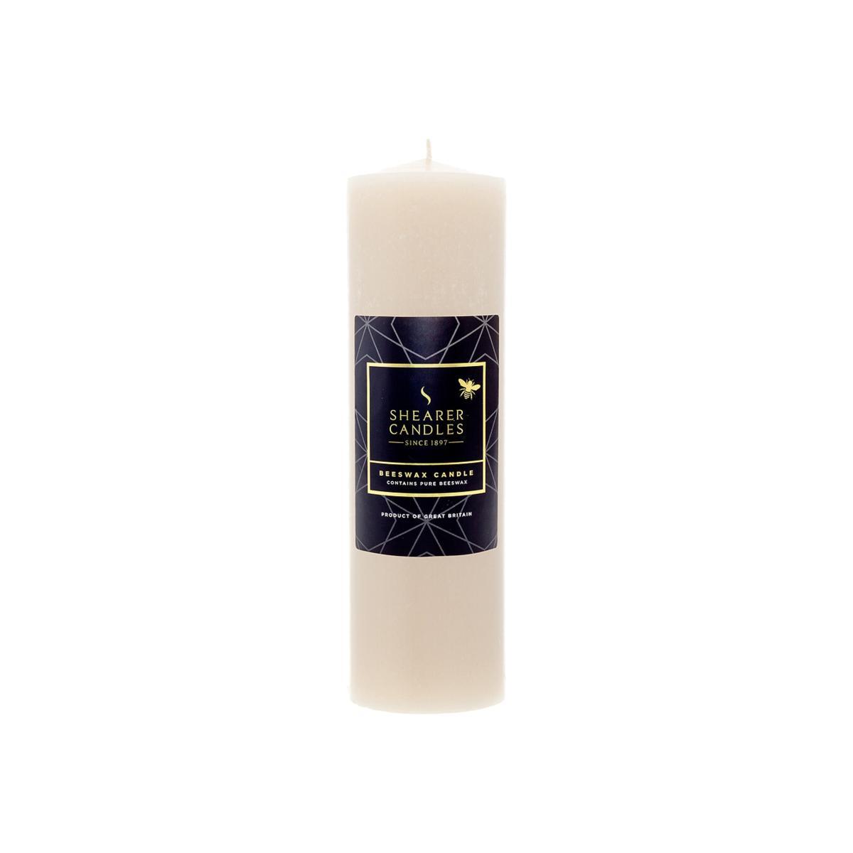 22cm Beeswax Pillar Candle – image 1