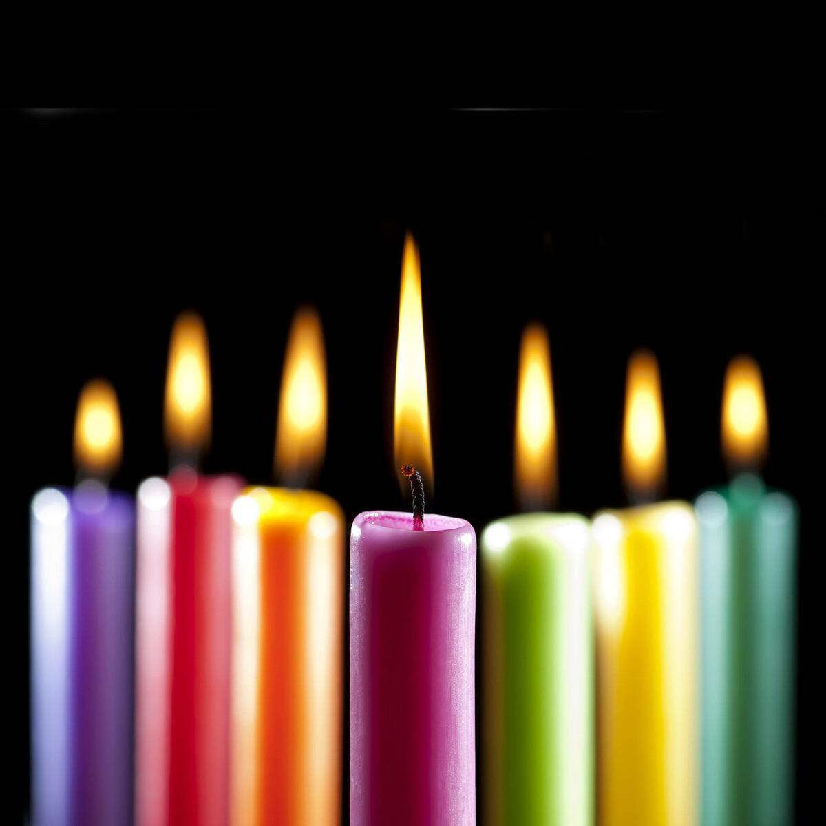 Pack of 20 Orange Dinner Candles – image 2