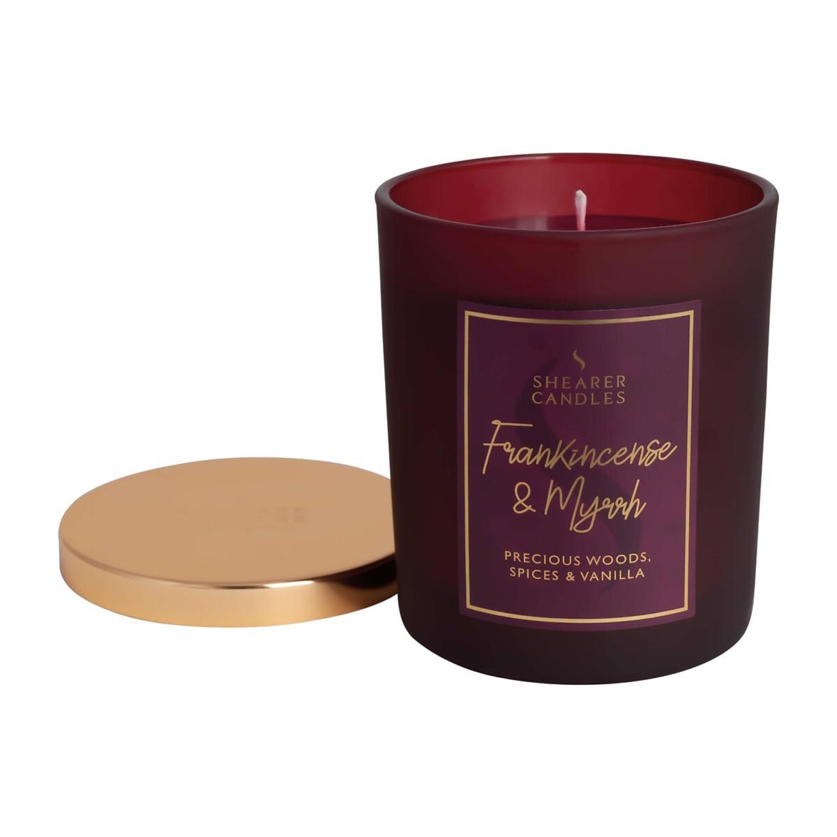 Frankincense & Myrrh Scented Candle Jar