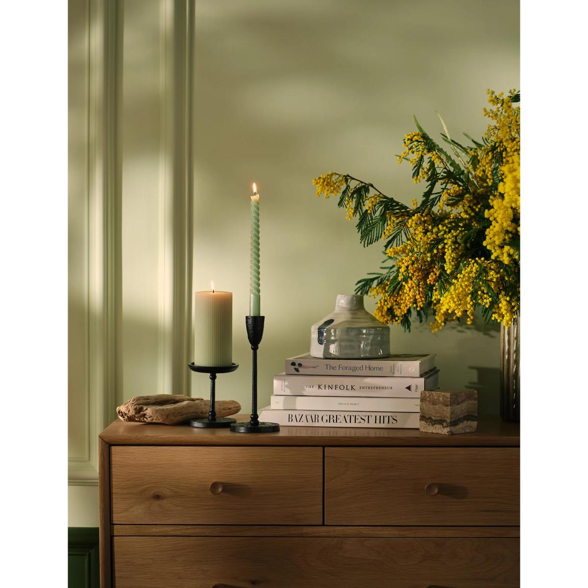 M&S Dinner Candle Holder - Black, Black – image 5